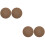 4 Pcs Cork Record Mat For Turntable Without Groove 8