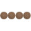 4 Pcs Cork Record Mat For Turntable Without Groove 4