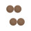 4 Pcs Cork Record Mat For Turntable Without Groove 9