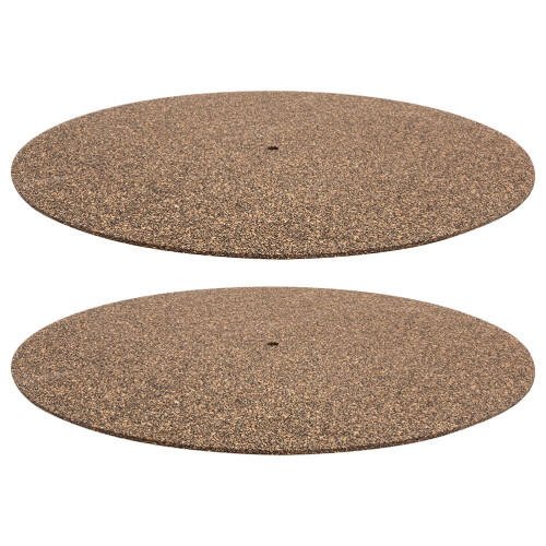 4 Pcs Cork Record Mat For Turntable Without Groove 1