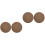 4 Pcs Cork Record Mat For Turntable Without Groove 6