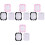 12 Pcs Fake Nails Display Boards Nail Charts 3