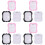 12 Pcs Fake Nails Display Boards Nail Charts 5