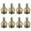 24 Pcs Lamp Finial Cap Knob Thread Decorative Topper For Shade Brass 3