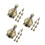 24 Pcs Lamp Finial Cap Knob Thread Decorative Topper For Shade Brass 4