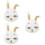 3pcs Easter Bunny Head Pinata Sugar Filled Party Toy 7
