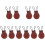 10 Pcs Wooden Castanets Handheld Percussion Instruments For Adults 4
