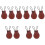 10 Pcs Wooden Castanets Handheld Percussion Instruments For Adults 5