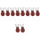 10 Pcs Wooden Castanets Handheld Percussion Instruments For Adults 6
