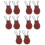10 Pcs Wooden Castanets Handheld Percussion Instruments For Adults 9