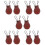 10 Pcs Wooden Castanets Handheld Percussion Instruments For Adults 10