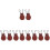10 Pcs Wooden Castanets Handheld Percussion Instruments For Adults 7