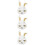 3pcs Easter Bunny Head Pinata Sugar Filled Party Toy 8