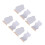 8 Pcs Mirror Table Wooden Base Acrylic Desktop Office 6