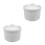 2Pcs Creative Ceramic Stew Bowl With Lid For Soup And Dessert 11