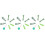 21Pièces Barrette Verte Clip Snap Style Mignon Pour Fille 4