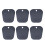 30 Pcs 6 Inches Brace Shoe Stretcher Black 1