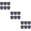 30 Pcs 6 Inches Brace Shoe Stretcher Black 9
