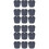 30 Pcs 6 Inches Brace Shoe Stretcher Black 8