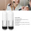 Premium White Silver Foundation Brush Set 2pcs for Flawless Makeup 3