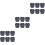 30 Pcs 6 Inches Brace Shoe Stretcher Black 5