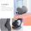 2Pcs Protective Eye Mask Neck Pillow Eyeshade Ergonomic Support 10