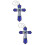 2Pcs Wall Cross Hanging Decor Acrylic Window Home Decor 9