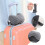 2Pcs Protective Eye Mask Neck Pillow Eyeshade Ergonomic Support 11