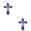 2Pcs Wall Cross Hanging Decor Acrylic Window Home Decor 8