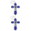 2Pcs Wall Cross Hanging Decor Acrylic Window Home Decor 7