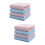 2 Pieces Washcloth Bathroom Accessory Fresh Style Pure Color Face 7