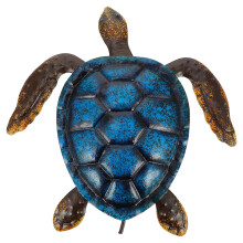 3 Pcs Iron Tortoise Pendant Colored Turtle Wall Decoration