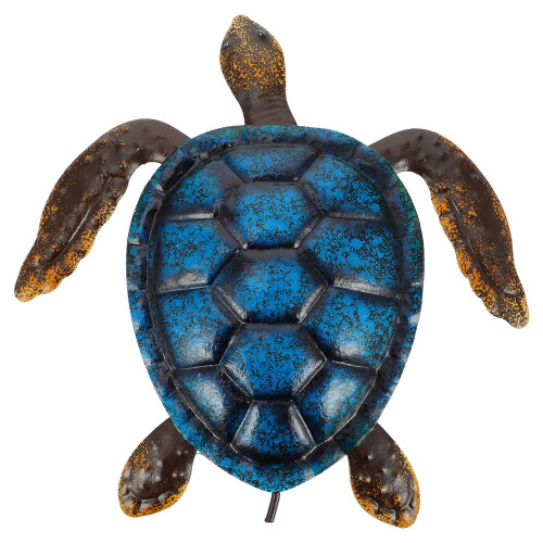 3 Pcs Iron Tortoise Pendant Colored Turtle Wall Decoration