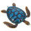 3 Pcs Iron Tortoise Pendant Colored Turtle Wall Decoration 10