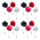 16 Pcs Flower Lapel Pin Suit Accessories For Men 8