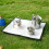2 Pcs  Portable Fire Resistance Blanket Protection Blanket (Silver) 4