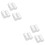 1200 Pairs 20mm Round Back Sticky Hook And Loop Dots For Home Office 6
