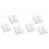 1200 Pairs 20mm Round Back Sticky Hook And Loop Dots For Home Office 2