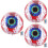 3Pcs Inflatable Eyeball With LED Light For Halloween Decor 8