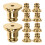 10pcs Electroplate Earring Backs Stoppers Studs Replacement 5
