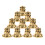 10pcs Electroplate Earring Backs Stoppers Studs Replacement 7