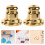 10pcs Electroplate Earring Backs Stoppers Studs Replacement 6