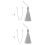 2 Sets Professional Kalimba Tremolo Chain Thumb Piano Diy Accessory 5