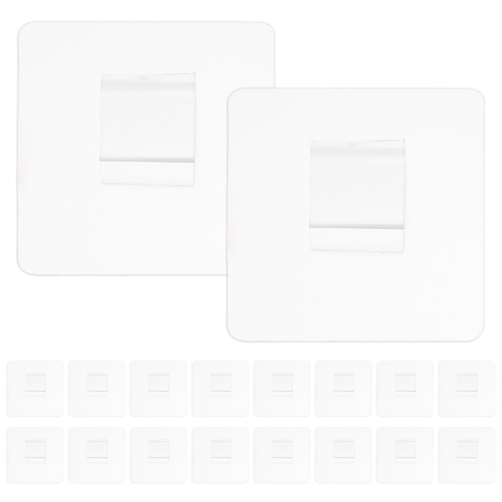Set Of 2 Bathroom Sticky Hooks Shower Rack For Hanging No Damage 013714293040