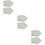 60 Pcs Tea Bags Disposable Mesh Bag White 9