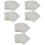 60 Pcs Tea Bags Disposable Mesh Bag White 3