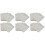 60 Pcs Tea Bags Disposable Mesh Bag White 4