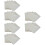 60 Pcs Tea Bags Disposable Mesh Bag White 7