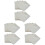 60 Pcs Tea Bags Disposable Mesh Bag White 2