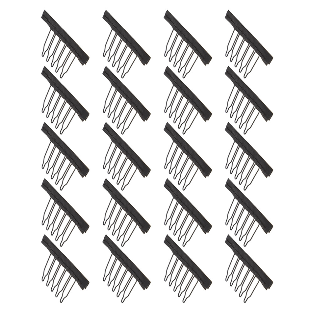 Villcase 20 Pcs Small Claw Clip With Metal Teeth For Hair Extensions